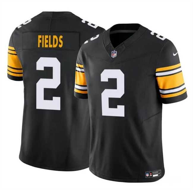 Men & Women & Youth Pittsburgh Steelers #2 Justin Fields Black 2024 F.U.S.E. Vapor Untouchable Limited Football Stitched Jersey->philadelphia eagles->NFL Jersey